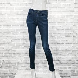 AYR Women's The Skinny Stretch denim Jeans in dark blue wash size 29x30